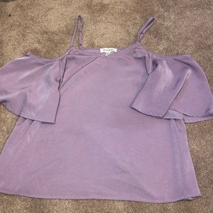 Shimmery Off the Shoulder Top